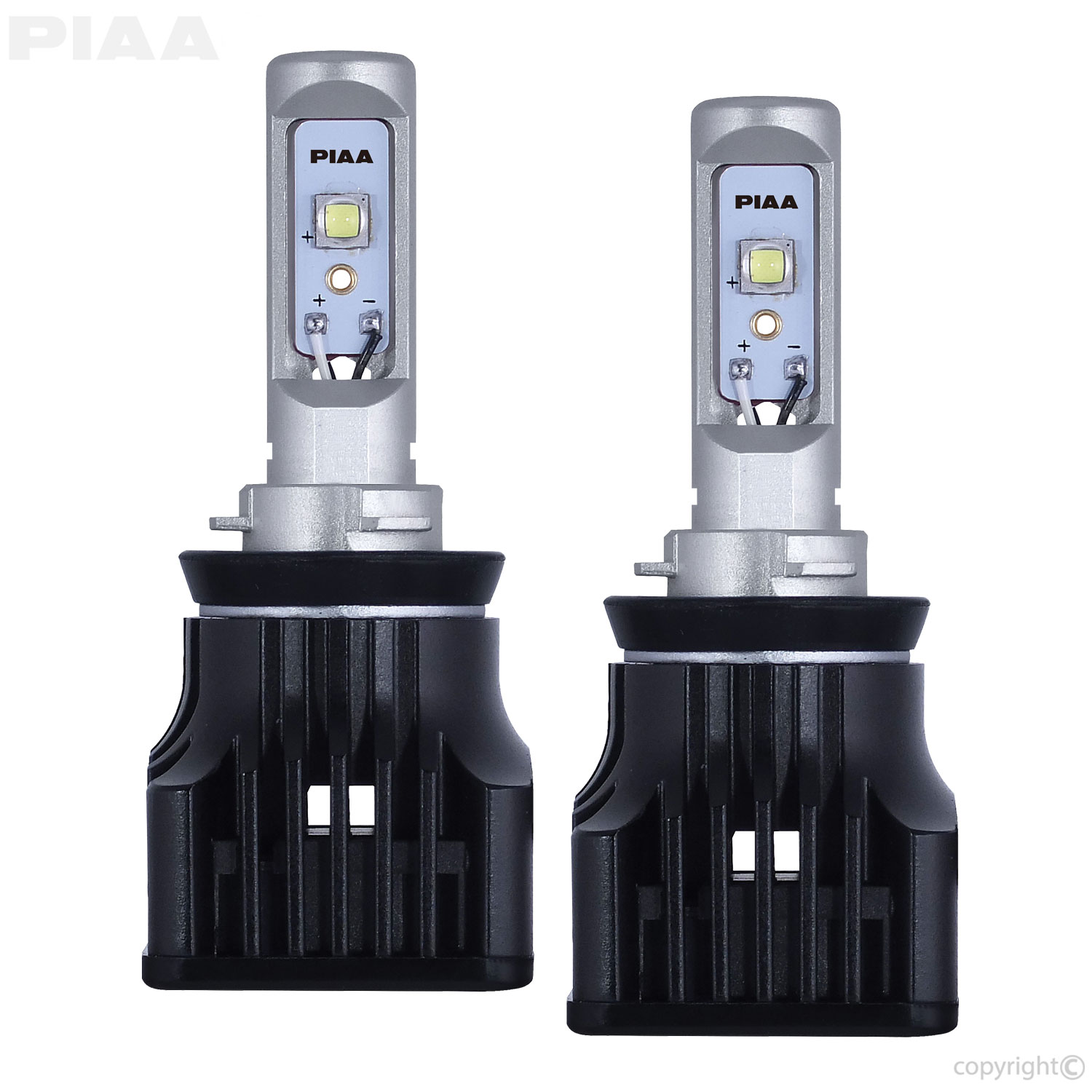PIAA H8 Platinum Brilliant White LED Headlight Light Bulbs Plug /& Play SET New